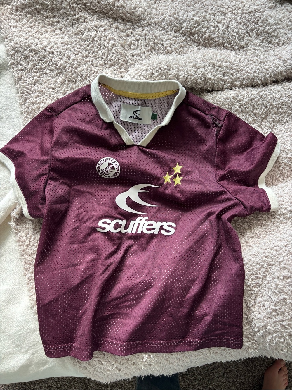 Scuffers Women's Maroon Short Sleeve Jersey